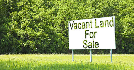 strategy to save tax when selling appreciated vacant land
